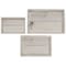 Ekena Millwork Rectangle, Closed Back, Vintage Farmhouse Shadow Box Shelves, Barnwood Decor Collection, PK3 DECR18SBRTCBWH - alternate 1